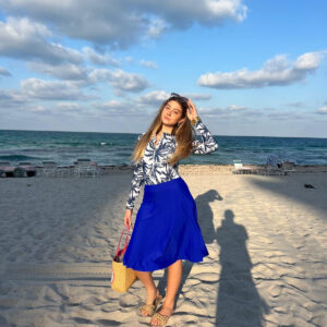 Bathing suit skater skirt