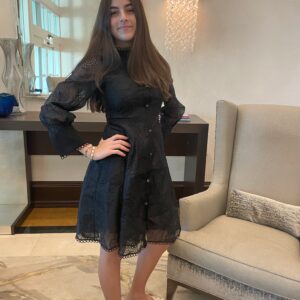 Sheer Flower print dress