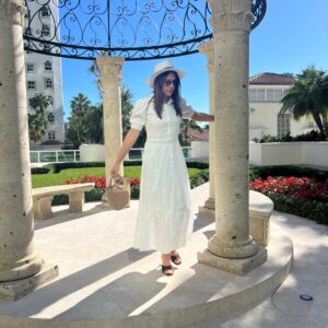 Elegant button down dress