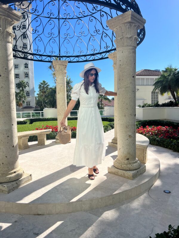 Elegant button down dress