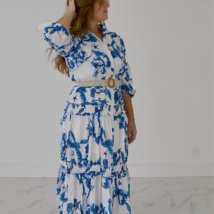 Pattern long day dress